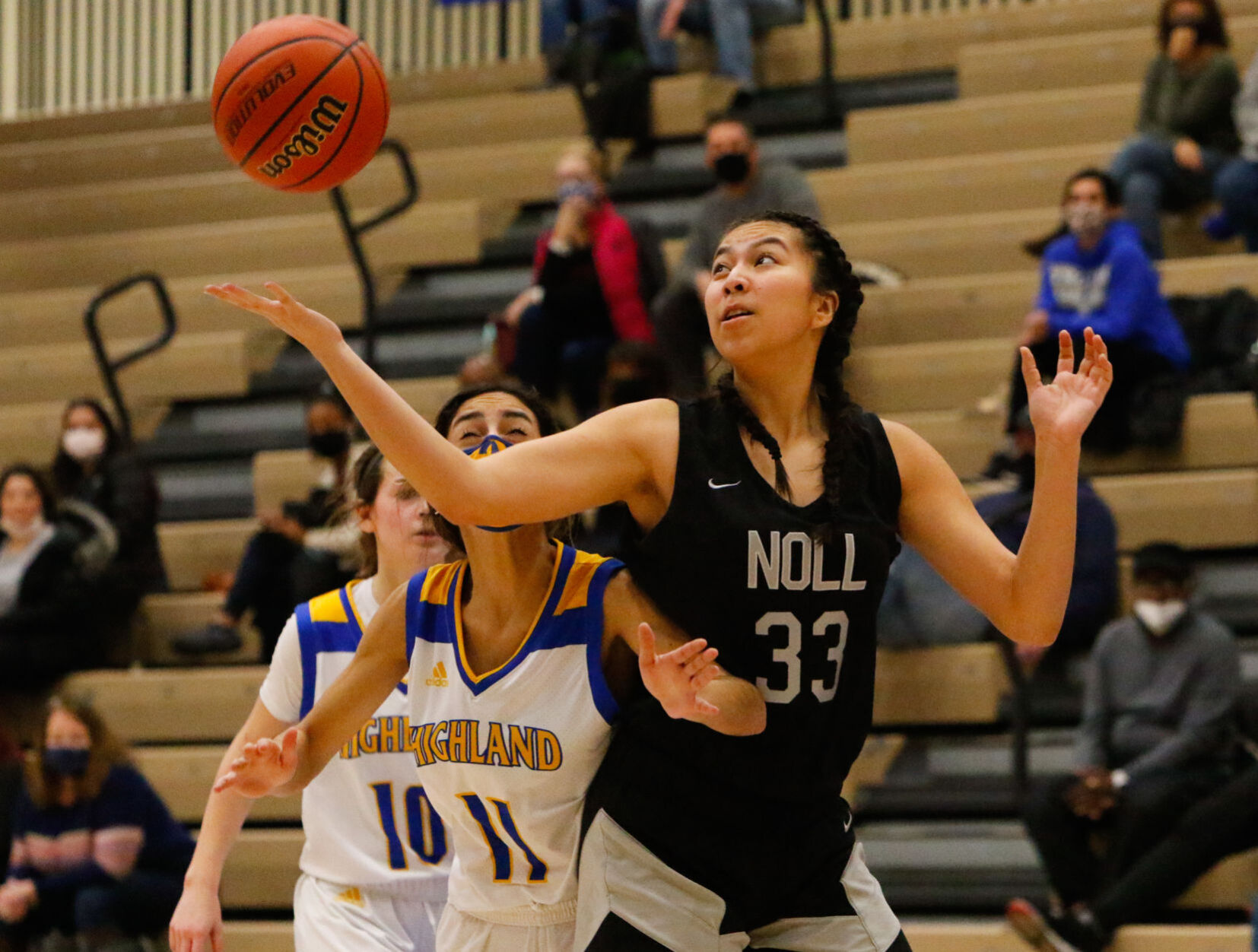 Bishop Noll at Highland girls basketball